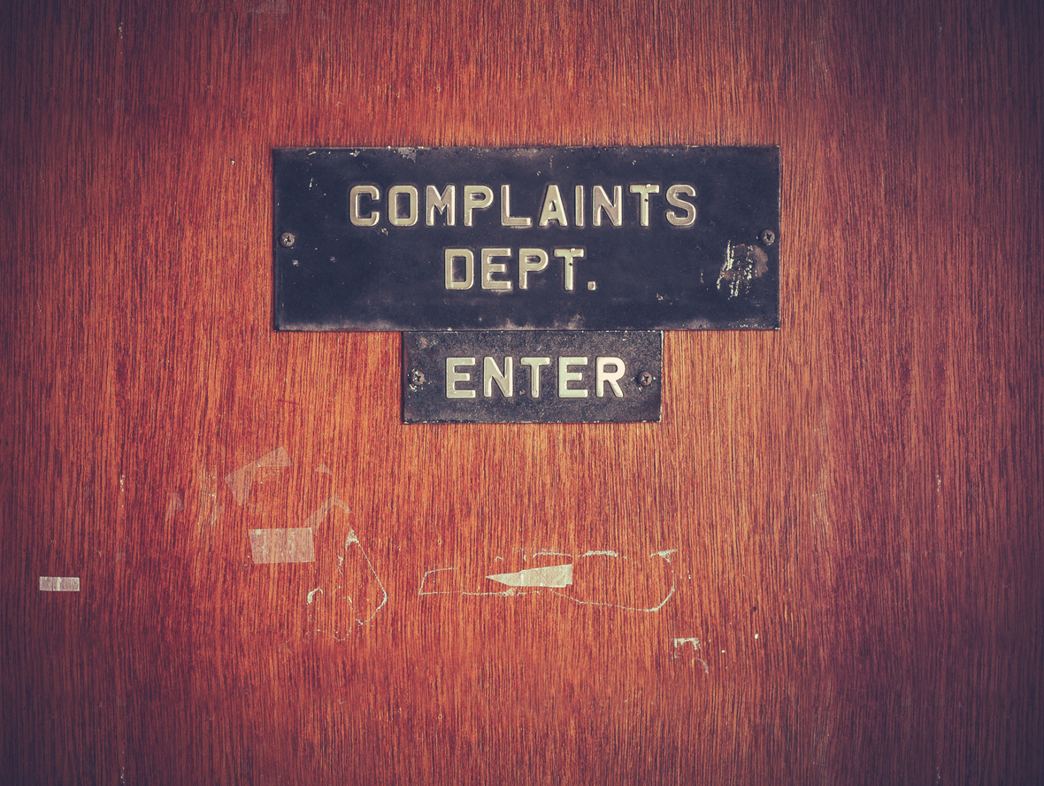 Lunch & Learn Complaints